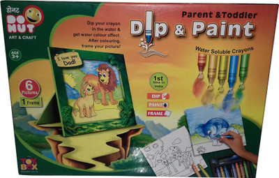 

kidoz kingdom TOYS BOX DIP AND PAINT - ANIMALS