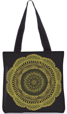 

Snoogg Indian Pattern Poly Canvas Fashion Handbag Shopping Shoulder Lunch Tote Bag For Women 23384 Shoulder Bag(Multicolor, 5 L)