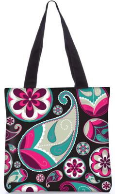 

Snoogg Indian Pattern Poly Canvas Fashion Handbag Shopping Shoulder Lunch Tote Bag For Women 22932 Shoulder Bag(Multicolor, 5 L)