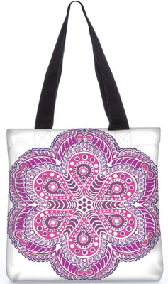 

Snoogg Indian Pattern Poly Canvas Fashion Handbag Shopping Shoulder Lunch Tote Bag For Women 23400 Shoulder Bag(Multicolor, 5 L)