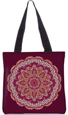 

Snoogg Indian Pattern Poly Canvas Fashion Handbag Shopping Shoulder Lunch Tote Bag For Women 23759 Shoulder Bag(Multicolor, 5 L)