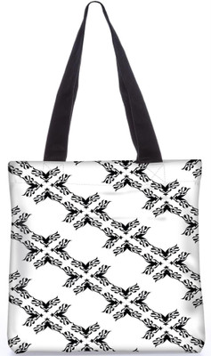 

Snoogg Indian Pattern Poly Canvas Fashion Handbag Shopping Shoulder Lunch Tote Bag For Women 22170 Shoulder Bag(Multicolor, 5 L)