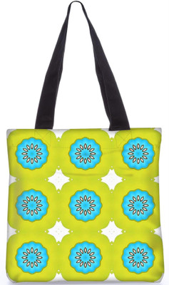 

Snoogg Indian Pattern Poly Canvas Fashion Handbag Shopping Shoulder Lunch Tote Bag For Women 21190 Shoulder Bag(Multicolor, 5 L)
