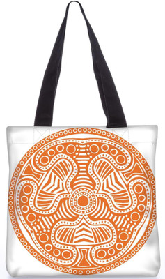 

Snoogg Indian Pattern Poly Canvas Fashion Handbag Shopping Shoulder Lunch Tote Bag For Women 23303 Shoulder Bag(Multicolor, 5 L)
