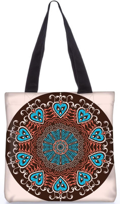 

Snoogg Indian Pattern Poly Canvas Fashion Handbag Shopping Shoulder Lunch Tote Bag For Women 23554 Shoulder Bag(Multicolor, 5 L)