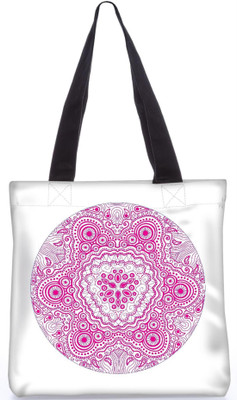

Snoogg Indian Pattern Poly Canvas Fashion Handbag Shopping Shoulder Lunch Tote Bag For Women 23419 Shoulder Bag(Multicolor, 5 L)