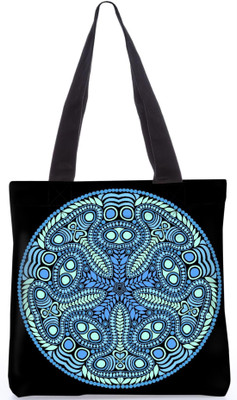 

Snoogg Indian Pattern Poly Canvas Fashion Handbag Shopping Shoulder Lunch Tote Bag For Women 23645 Shoulder Bag(Multicolor, 5 L)