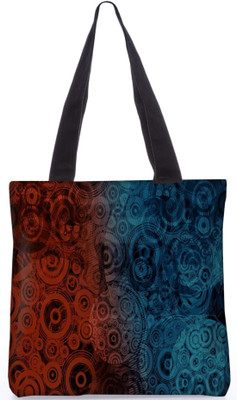 

Snoogg Indian Pattern Poly Canvas Fashion Handbag Shopping Shoulder Lunch Tote Bag For Women 21651 Shoulder Bag(Multicolor, 5 L)