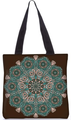 

Snoogg Indian Pattern Poly Canvas Fashion Handbag Shopping Shoulder Lunch Tote Bag For Women 23424 Shoulder Bag(Multicolor, 5 L)