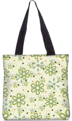 

Snoogg Indian Pattern Poly Canvas Fashion Handbag Shopping Shoulder Lunch Tote Bag For Women 23035 Shoulder Bag(Multicolor, 5 L)
