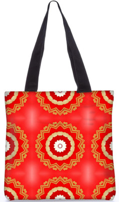 

Snoogg Indian Pattern Poly Canvas Fashion Handbag Shopping Shoulder Lunch Tote Bag For Women 21590 Shoulder Bag(Multicolor, 5 L)