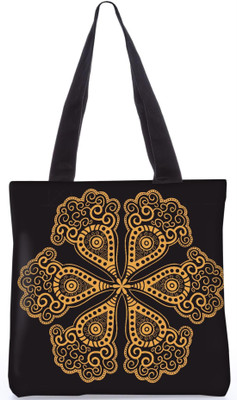 

Snoogg Indian Pattern Poly Canvas Fashion Handbag Shopping Shoulder Lunch Tote Bag For Women 23258 Shoulder Bag(Multicolor, 5 L)