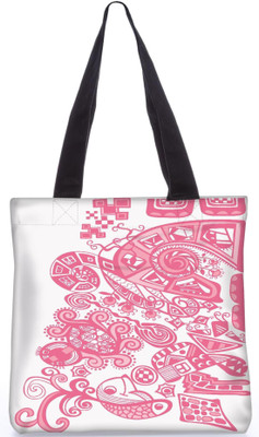 

Snoogg Indian Pattern Poly Canvas Fashion Handbag Shopping Shoulder Lunch Tote Bag For Women 22599 Shoulder Bag(Multicolor, 5 L)