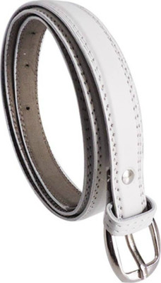 

Apro Women Casual, Party, Formal, Evening White Artificial Leather Belt