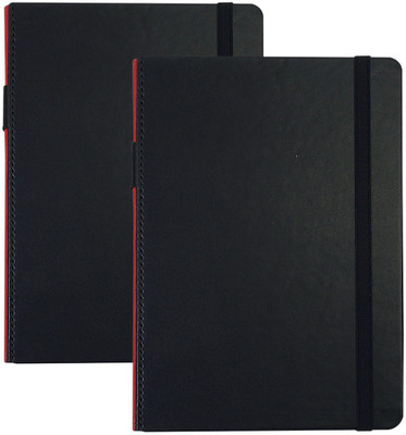 

Imagine Products A5 Notebook(A5 Professional, Black, Pack of 2)