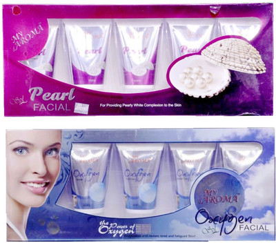 

My Aroma Pearl Oxygen Tube Facial Kit 480 g(Set of 2)