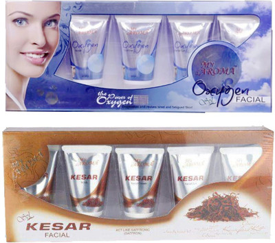 

My Aroma Oxygen Kesar Tube Facial Kit 480 g(Set of 2)