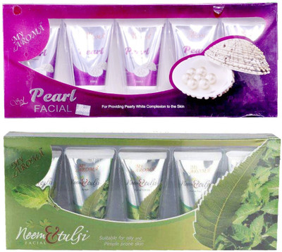

My Aroma Pearl Neem & Tulsi Tube Facial Kit 480 g(Set of 2)