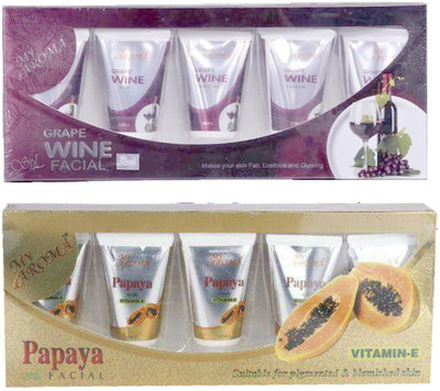 

My Aroma Wine Papaya Tube Facial Kit 480 g(Set of 2)