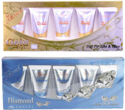 

My Aroma Gold Oxygen Tube Facial Kit 480 g(Set of 2)