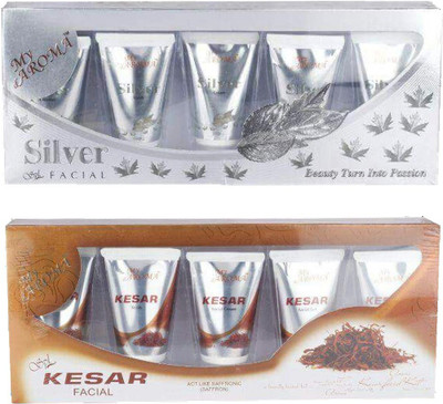

My Aroma Silver Kesar Tube Facial Kit 480 g(Set of 2)