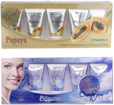 

My Aroma Papaya Oxygen Tube Facial Kit 480 g(Set of 2)