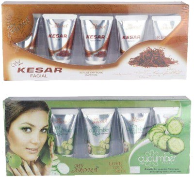 

My Aroma Kesar Cucumber Tube Facial Kit 480 g(Set of 2)