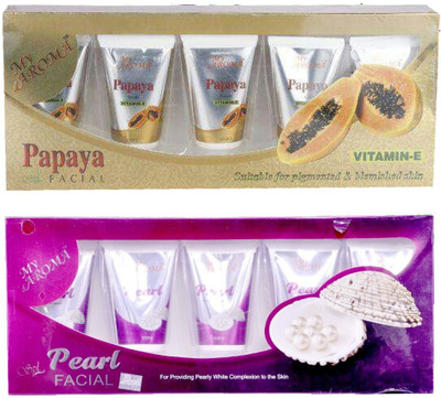

My Aroma Papaya Pearl Tube Facial kit 480 g(Set of 2)