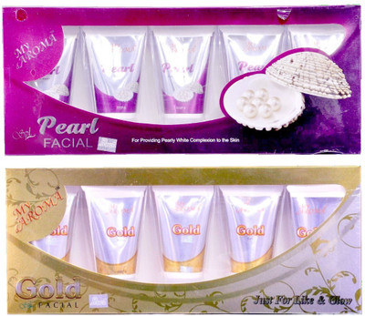 

My Aroma Pearl Gold Tube Facial Kit 480 g(Set of 2)