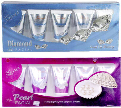

My Aroma Diamond Pearl Tube Facial Kit 480 g(Set of 2)