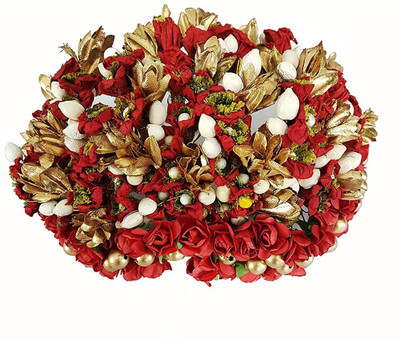

Confidence Gajra Hair Decoration Accessories / Hairs Accessories For South Indian Women Hair Accessory Set(White, Gold)