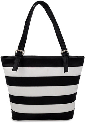 Zircons Shoulder Bag(Black, White)
