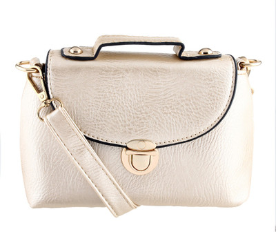 

aashka Hand-held Bag(Gold)