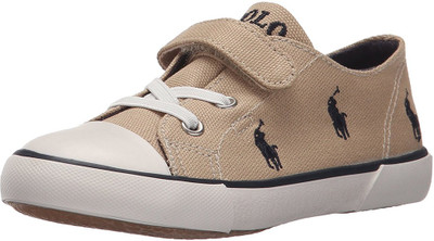

Polo Ralph Lauren Boys & Girls Lace Sneakers(Beige