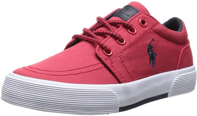 

Polo Ralph Lauren Girls Lace Sneakers(Red