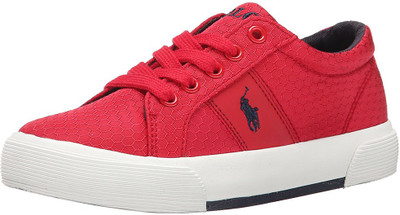 

Polo Ralph Lauren Girls Lace Sneakers(Red