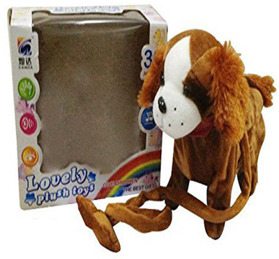 

Curtis Toys Swiggy Wiggly Pet Dog - Funny and Cute Walking/Dancing Dog(Brown)