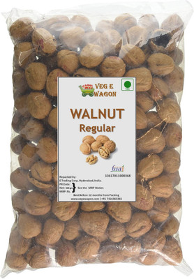 

Veg E Wagon Walnut Whole Regular 500 Walnuts(500 g, Pouch)
