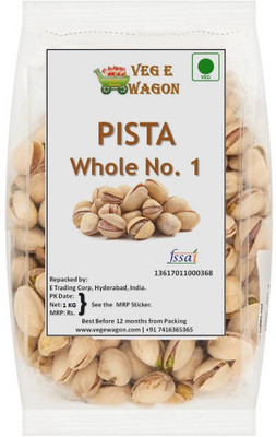 

Veg E Wagon Pista Whole No. 1 1000 Pistachios(1000 g, Pouch)