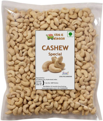

Veg E Wagon Cashew Whole Super 1000 Cashews(1000 g, Pouch)