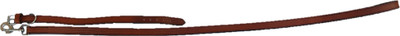 

SACHI Dog Leash Belt 100% Pure Leather, For Small To  Dogs (Fits Neck Size 18 inches - 21 Inches) Dog Collar & Leash(, Brown