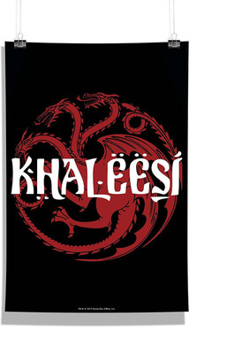 

Game Of Thrones - Khaleesi Wall Poster Photographic Paper(18 inch X 12 inch, Rolled)