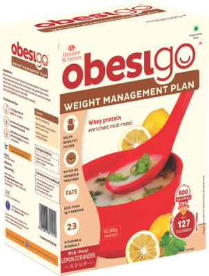 

Obesigo Lemon Coriander Soup Whey Protein(350 g, Lemon Coriander)