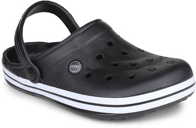 

Leon Men Black Clogs