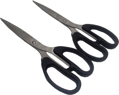 

sellersindiya SCISSORS Scissors(Set of 2, Black, steel)
