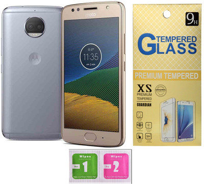 Caseline Tempered Glass Guard for Motorola Moto G5s Plus(Pack of 1)