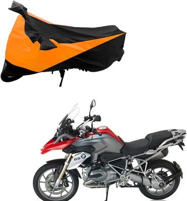 Purpleheart Two Wheeler Cover for BMW(1200 GS, Black, Orange)