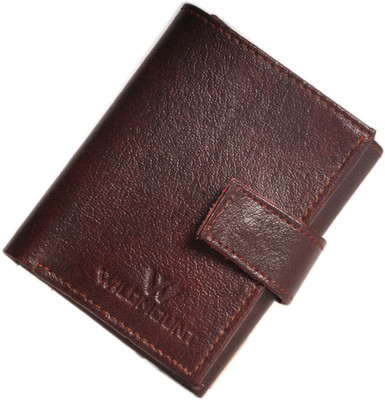 

wildmount Men Brown Genuine Leather Wallet(5 Card Slots)