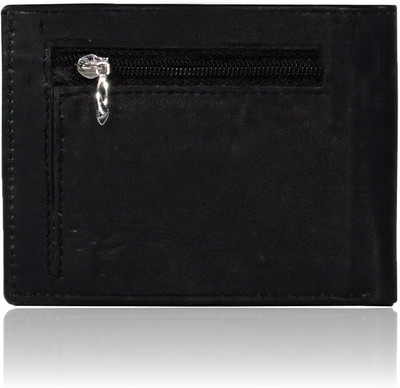 

Forester Men Black Genuine Leather Wallet(6 Card Slots)