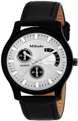 Mikado New Manchester Fashion casual Analog white dial watch for Men's and boy's Watch  - For Boys   Watches  (Mikado)